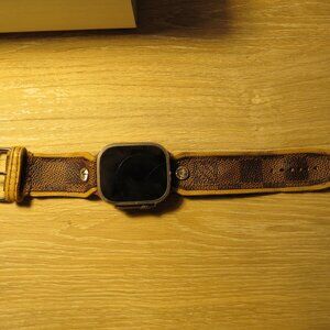 Upcyle LV Damier Ebene Apple Watch Band